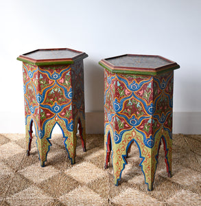 A Pair of Mid 20th Century - Moroccan Side Tables