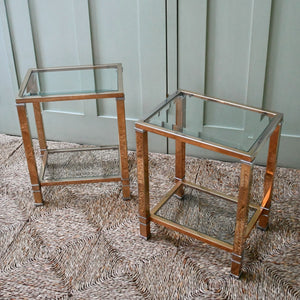 A Pair of Belgo Chrom - Side Tables