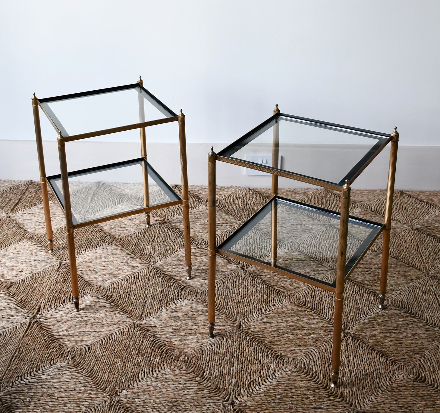 A Pair of Vintage - French Side Tables