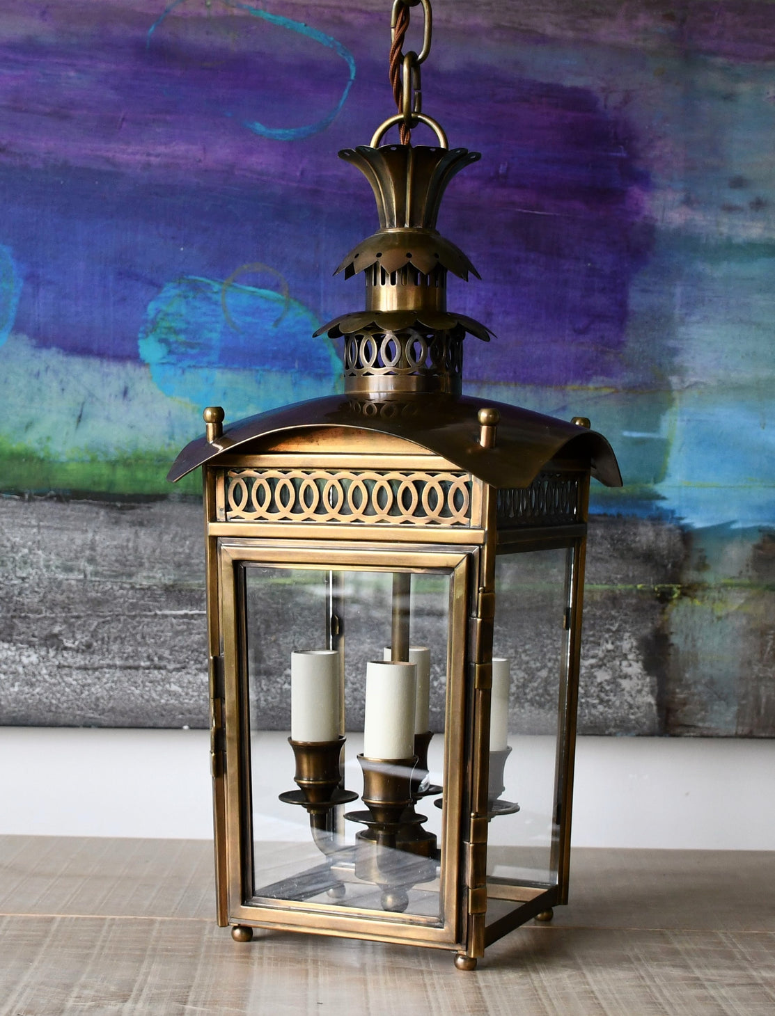 Charles Edwards Lighting - Regency Pineapple Lantern (2 available)