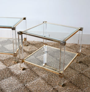 A Pair of French - Pierre Vandel - Side Tables