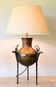 A Pair of Mid 20th C - Artisan Made - Table Lamps
