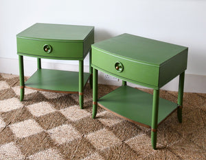 A Pair of Baker Furniture - Bedside Cabinets