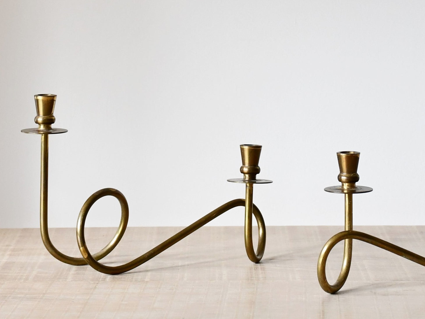 A Pair of Mid 20th Century - Swedish Candelabras