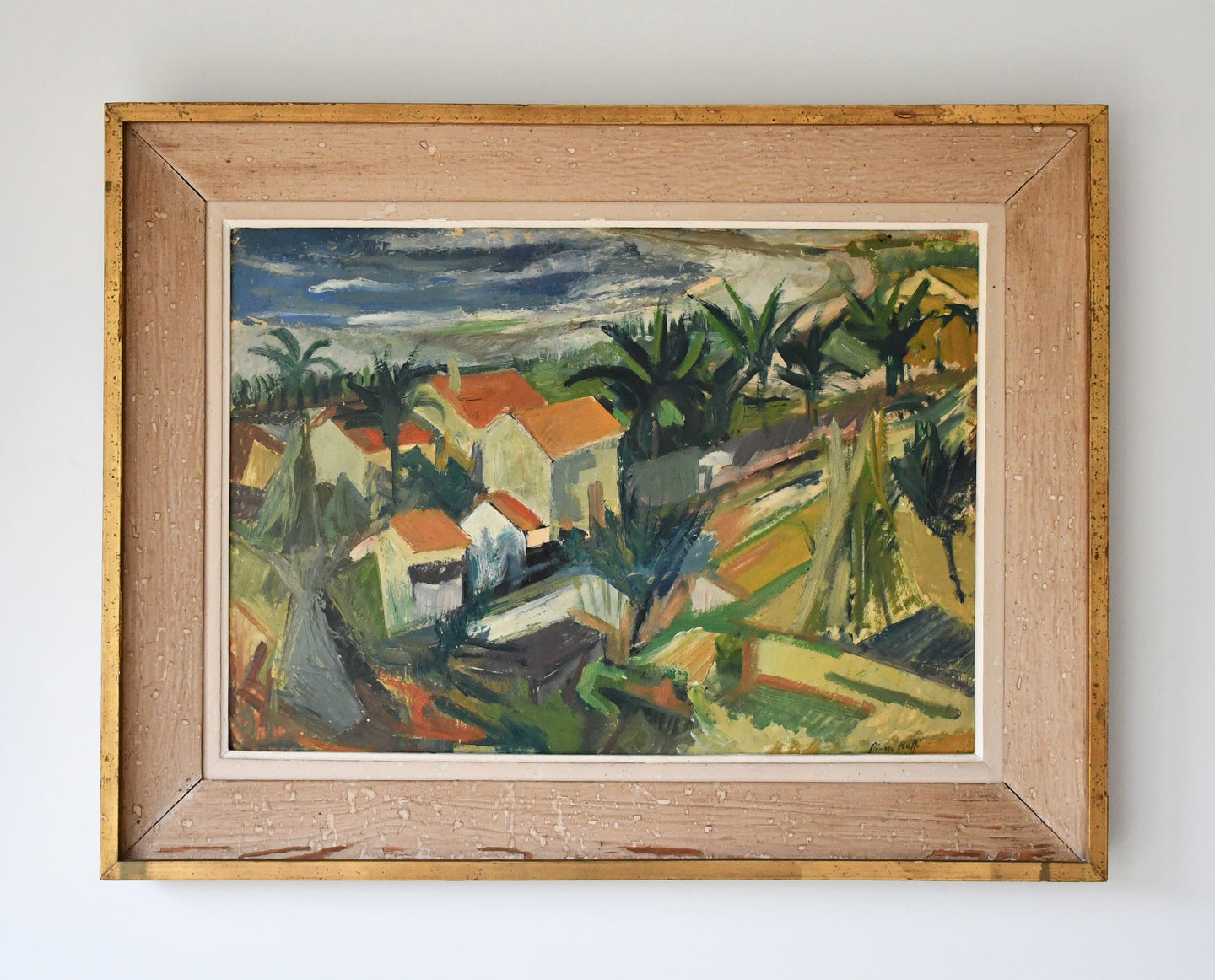 Vintage French Impressionist Painting by Pierre Ralli